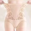 JUNYUE88US Máy định hình cơ thể sau sinh, Máy định hình eo cao Máy định hình giảm béo, Huấn luyện viên eo thun Cotton Đáy quần lót kiểm soát bụng Quần lót ren hoa sau sinh