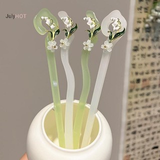 Julyhot Mới Trung Quốc Phong Cách Cổ Đại Siêu Bất Tử Hoa Lan Kẹp Tóc Ánh Sáng Sang Trọng Mũ Đơn Giản Tóc Dính Phụ Kiện Nhẹ Nhàng Chất Lượng Cao Massivedeals