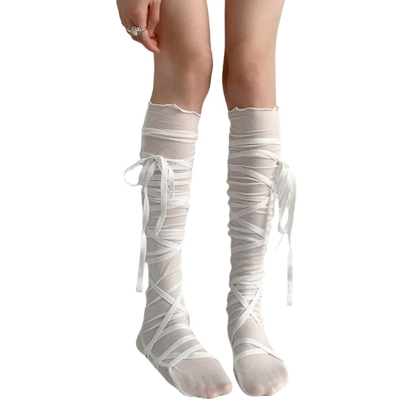 DASBSUG Tất cosplay anime nữ, quấn đầu gối, vớ dài boot
