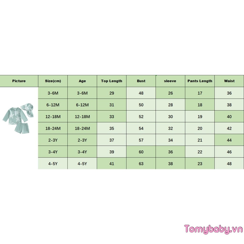 Bé Trai Rash Guard Đồ Bơi In Hình Sao Biển Dài Tay Zip Áo + Quần Short + Mũ Bơi Bộ 3 Chiếc