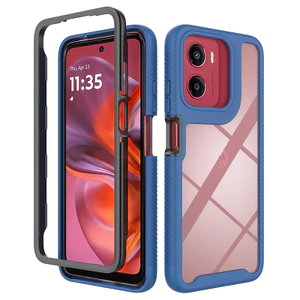Dành Cho Motorola Moto G05 G15 G35 G55 Full Body Hybrid Chống Trầy Xước Vỏ Bảo Vệ Giáp Chống Sốc