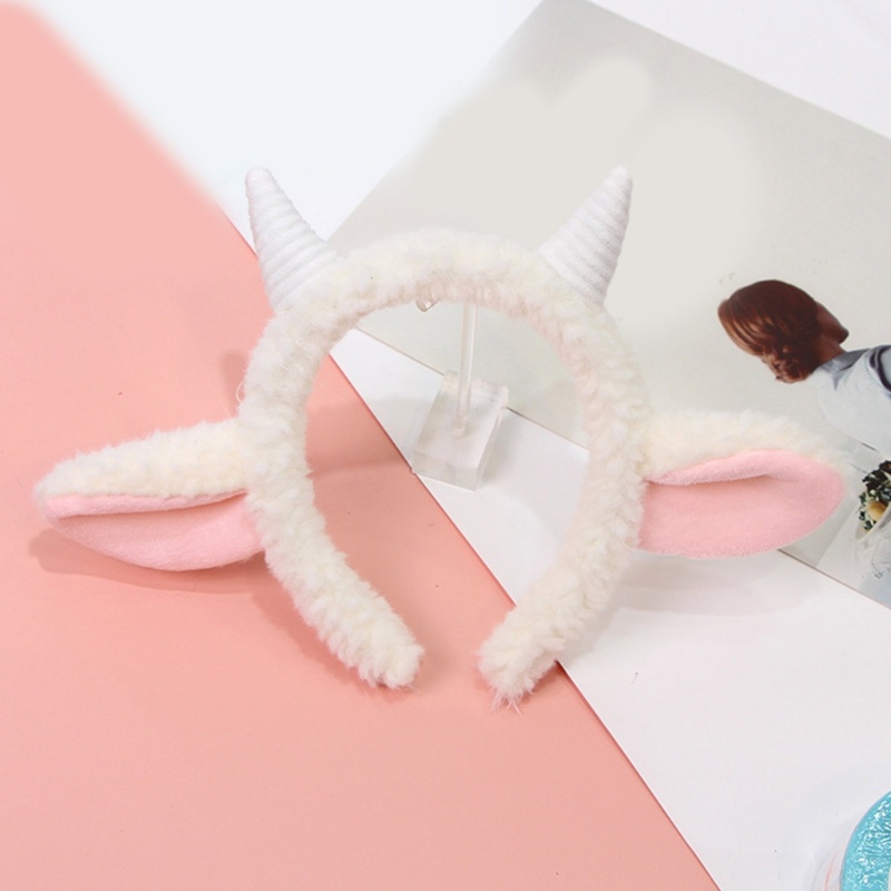 Dasbsug Hoạt Hình Sang Trọng Hairhoop Đáng Yêu Tai Cừu Băng Đô Quấn Tóc Mới Lạ Trang Phục Hóa Trang Đảng Đạo Cụ Mũ Đội Đầu Người Lớn Trẻ Em Truy Cập