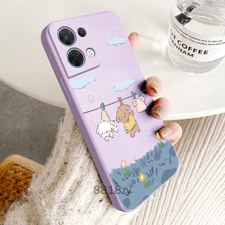 ốp lưng oppo reno 8 reno 8 pro Ốp Điện Thoại tpu silicone Mềm Chống Rơi Vỡ In Hình Dễ Thương Kèm Dây Đeo Cho oppo reno 8 reno 8 pro
