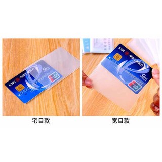 Hộp Đựng Thẻ Ngân Hàng / Thẻ An Ninh Trong Suốt Mờ Chống Từ Tính Giá Đỡ