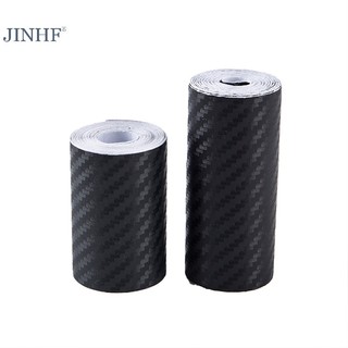 JINHF 3D Sợi Carbon Xe Dán Dán Bảo Vệ Cửa Bên Chống Băng Phim HOT