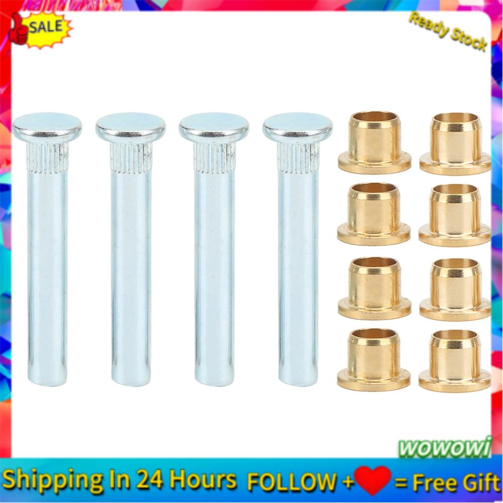 4-Piece Heavy Duty Door Hinge Pin & Bushing Kit – Universal Fit For Trucks & SUVs
