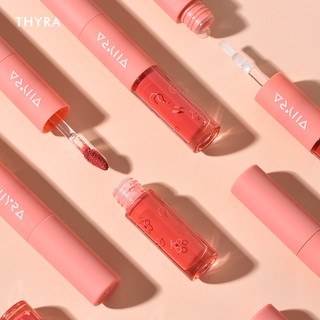 Thyra Áo mưa son bóng hai đầu tráng gương nước không phai màu không dính cốc áo mưa cho nữ