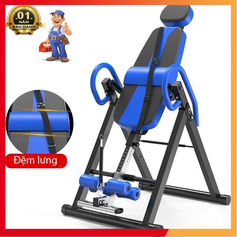 Ghế tập dốc ngược hỗ trợ điều trị đau thắt lưng, ghế tăng chiều cao ,