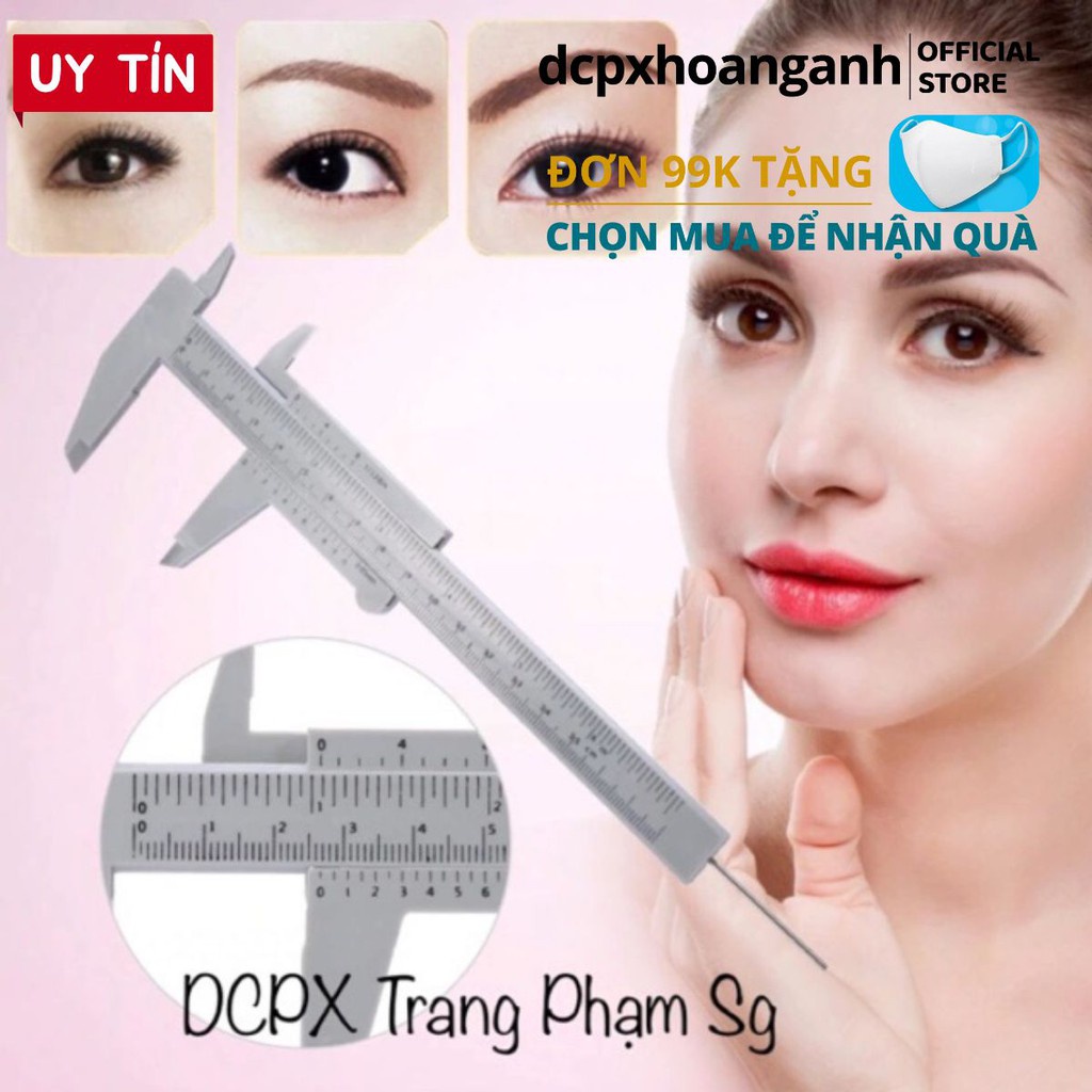 THƯỚC ĐO NHỰA TRẮNG VÀ XÁM | Dụng Cụ Phun  Xăm