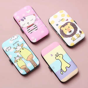 Bộ Bấm Móng Tay 7 Món Hộp Họa Tiết Động Vật Cute