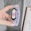 Dây đeo đồng hồ silicon trong suốt hai màu cho Xiaomi Mi Band 9 8 7 Vòng đeo tay thông minh Dây đeo cổ tay Xiaomi Miband 6 Mi5 4 3 Dây đeo đồng hồ thay thế