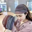 FUJIOU Nữ Đầu Bọc, Ngọc Trai Ren Organza Băng Đô Quấn Tóc, Thanh Lịch Rỗng Nhiều Màu Mũ Trùm Đầu Turban Nữ