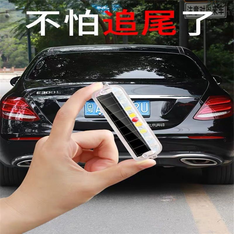 Đèn Led Cảnh Báo Sử Dụng Năng Lượng Mặt Trời Chống Rách Dành Cho Xe Máy / Xe Hơi