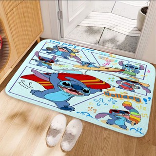 Hoạt Hình Lilo Stitch Door Mat Clip Quà Tặng Thiết Thực Cho Bạn Bè Phòng Ngủ Văn Phòng Trang Trí Nhà Cửa Thảm Sàn Chống Trơn Trượt (60x40CM)