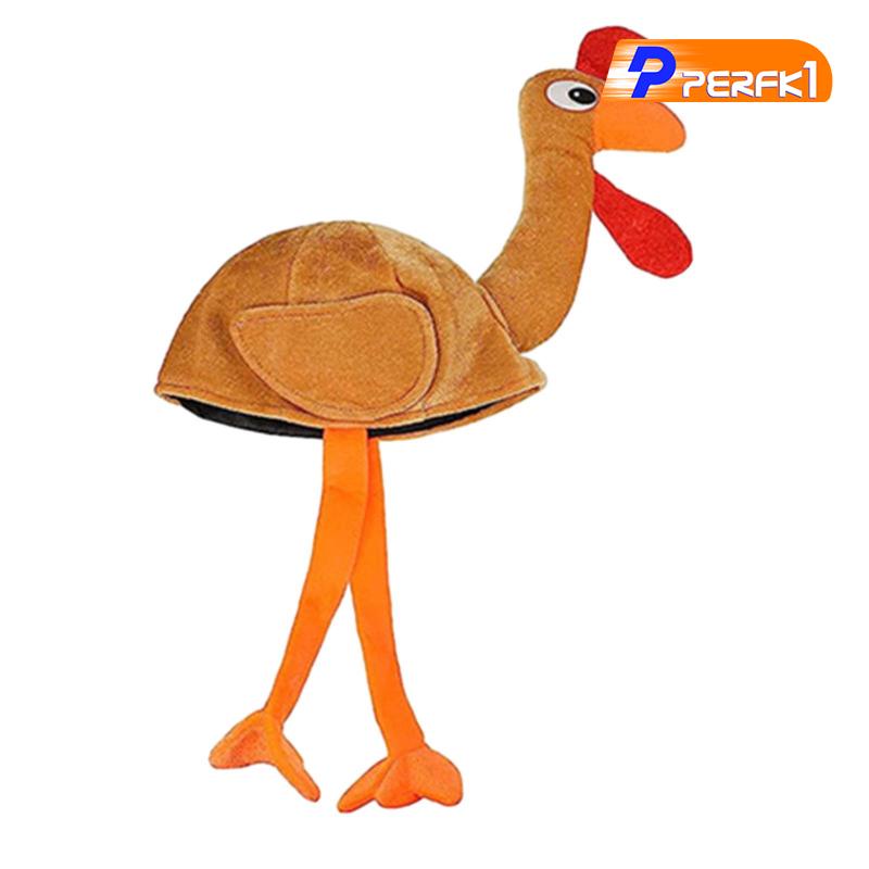 Thổ Nhĩ Kỳ Gobbler Mũ Mũ Thổ Nhĩ Kỳ Trot Mũ Đạo Cụ Ảnh Mũ Gà Cho Xmas Lễ Tạ Ơn Cosplay Halloween Trang Phục