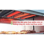 Lò nướng thực phẩm không khói Salamander 10 họng gas NEWSUN (Gía bán chưa bao gồm phí Newsun vận chuyển) — ảnh 6