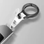 Móc khóa da YRBWD, Khóa thắt lưng hợp kim kẽm Carabiner, Dụng cụ ngoài trời di động tiện lợi Nhẫn chìa khóa nhỏ