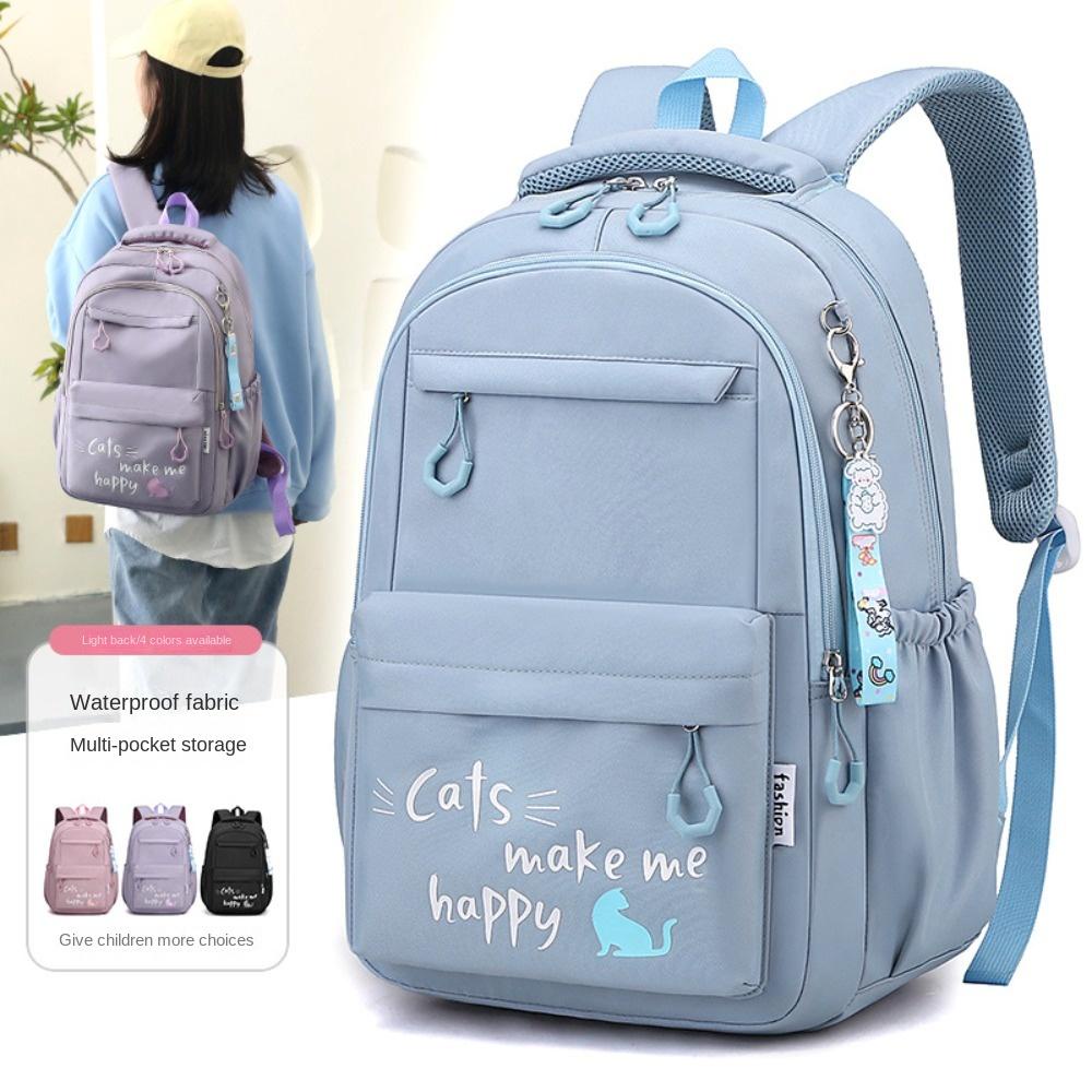 Ba lô đi học HOBBYIN, Túi đi học chất liệu Nylon chống thấm nước, Nhẹ dễ thương Dung tích lớn Ba lô thoáng khí Bagpack Thiếu niên