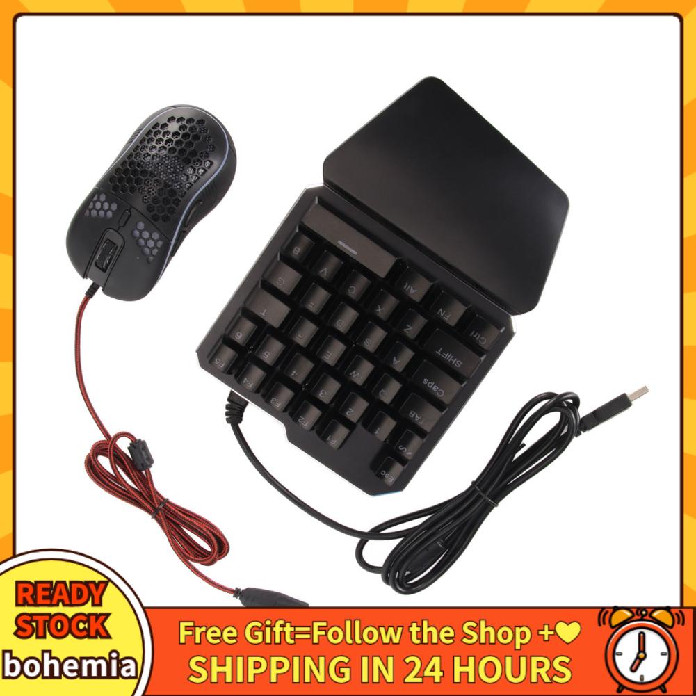 Bohemia Keyboard Converter Set Plug And Play Gaming Mouse Combo With ...