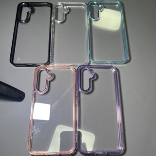 Ốp điện thoại chống vàng học tập cho Redmi 12 12C 13C Note 13 11 12 PRO Plus POCO X5 PRO Màu tím trong suốt dày trong suốt Vỏ chống sốc cứng trong suốt