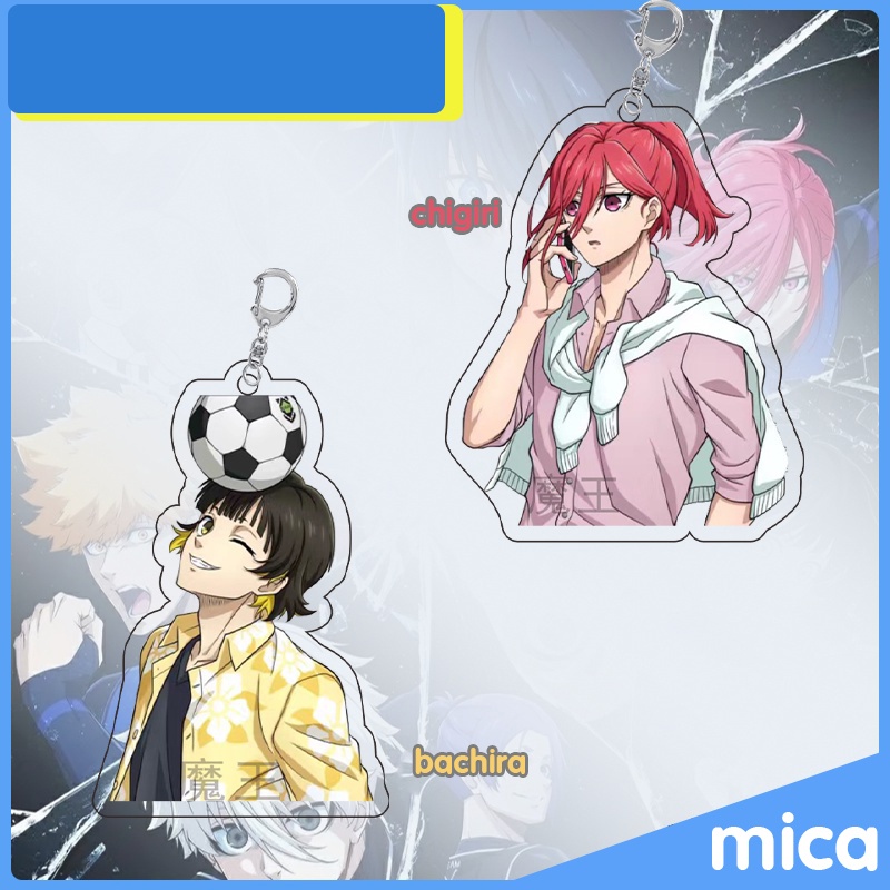 Móc khóa BLUE LOCK ver BÁN THÂN in hình anime chibi mica trong acrylic keyring dễ thương