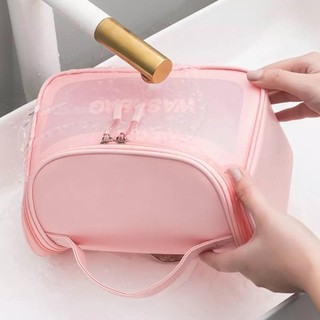[Hàng mới về] Túi Đựng Đồ Du Lịch, Mỹ Phẩm WASHBAG Chống Nước Nam Da