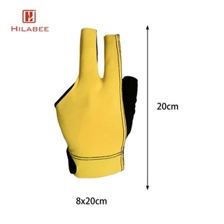 Găng tay mở 3 ngón Găng tay bi-a Không trượt Chơi phổ thông