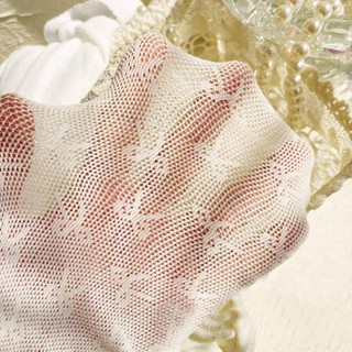 Vớ ren ARTISANU, Quần lót trẻ em nơ công chúa, Quần legging mỏng lưới trắng mùa hè mềm mại cho bé