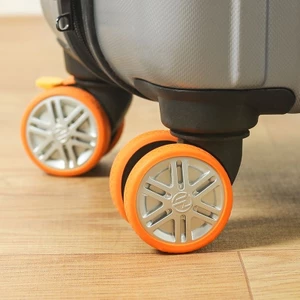 Set 8 bọc bảo vệ bánh xe vali bằng silicon giảm tiếng ồn tiện dụng
