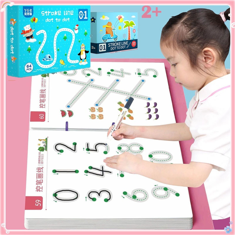 Tập Tô Vẽ Thông Minh Xóa Được,Chủ Đề Và Bóc Dán Học Toán Cho Bé,Tập Viết Xóa Được 64 Trang,Đồ Chơi Giáo Dục Montessori