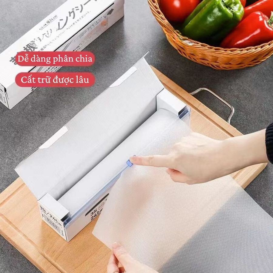Cuộn Lót Thớt Kháng Khuẩn Dùng Một Lần Chống Trơn Trượt, Thảm Thớt Dùng Một Lần Dài 300cm