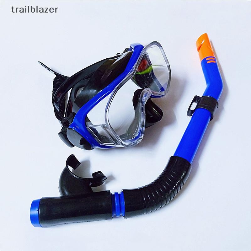 Bộ ống thở Trailblazer Full Face Mask Thiết bị Kính lặn Phù hợp sâu Kính cường lực đầy đủ dành cho người lớn Kính lặn khô Mới