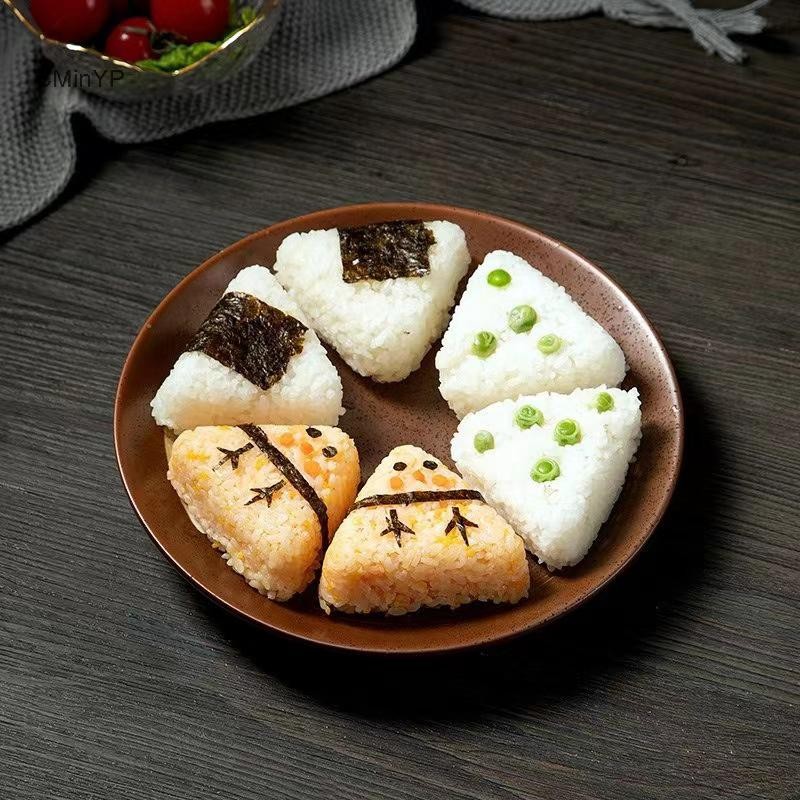 Cyinyp 6 Trong 1 Trilater Khuôn Cơm Sushi Sushi Bento Hộp Nhà Bếp Dự Tiệc Cung Cấp Khuôn Cho Trẻ Em Sushi Làm Vinh Quang