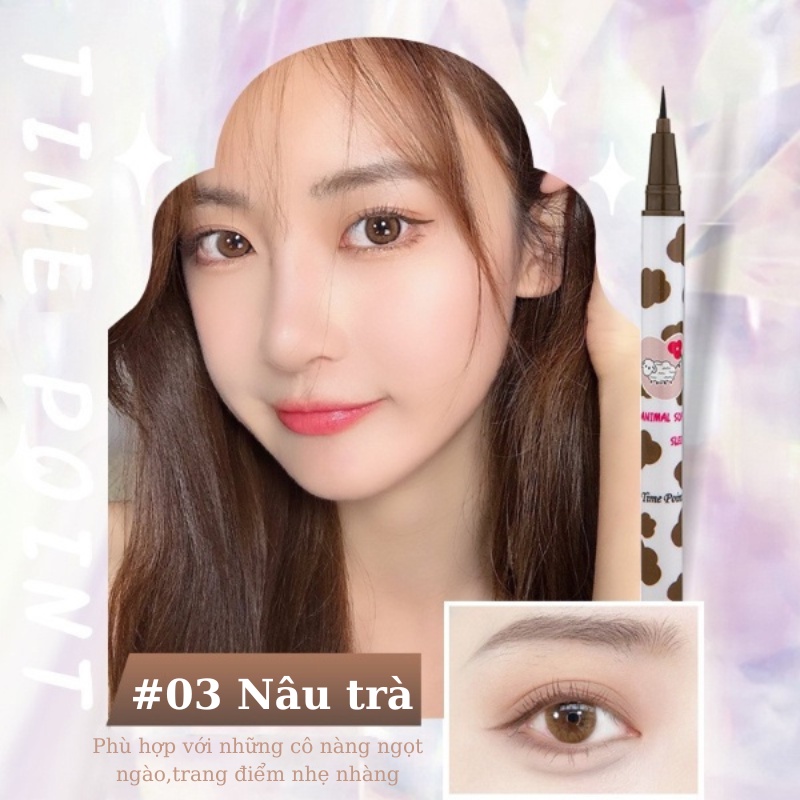 Bút Kẻ Mắt Nước, Bọng Mắt Huyền Dưới Time Point Cừu Cực Mịn Siêu Xinh Quá Nhẹ 0.01mm