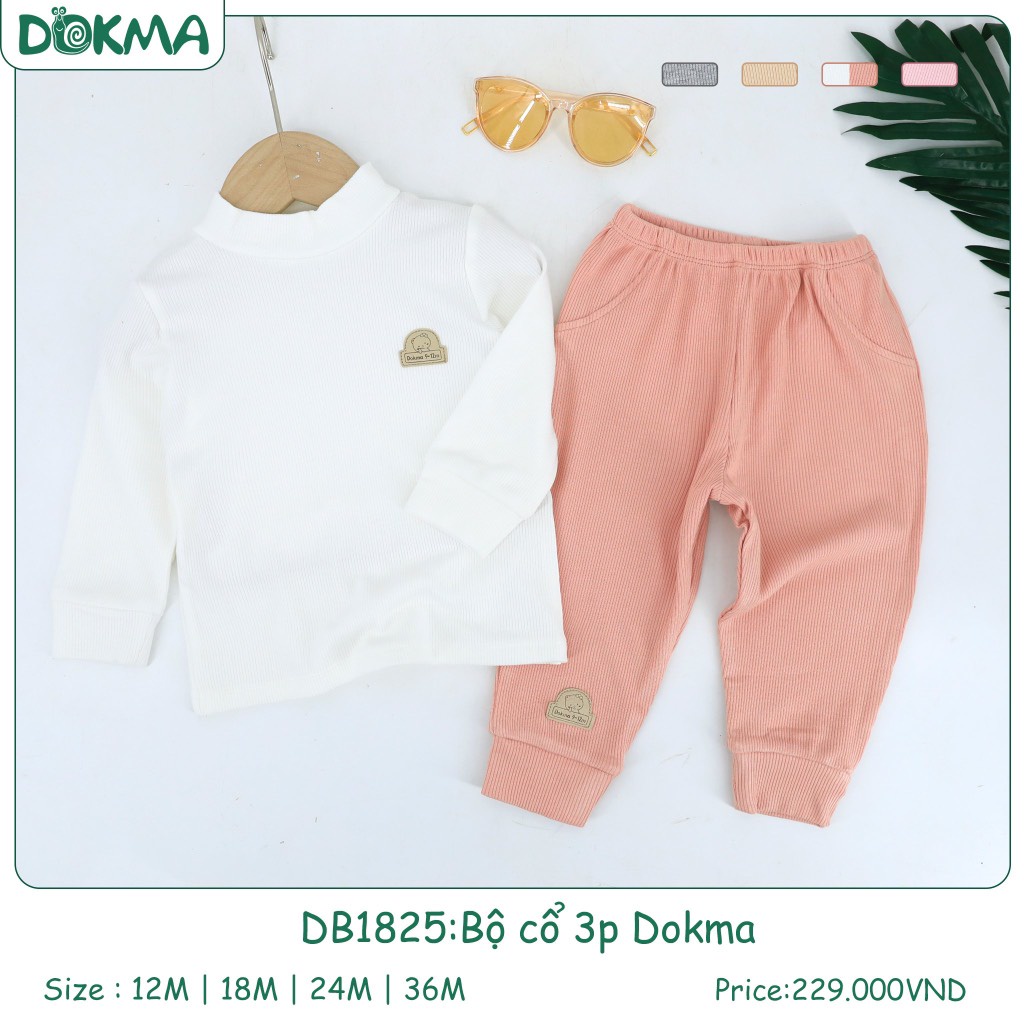 (9-13kg) Bộ Cổ 3 Phân Dokma Đáng Yêu Cho Bé DB1825 DB3123 DB3122 DB3167