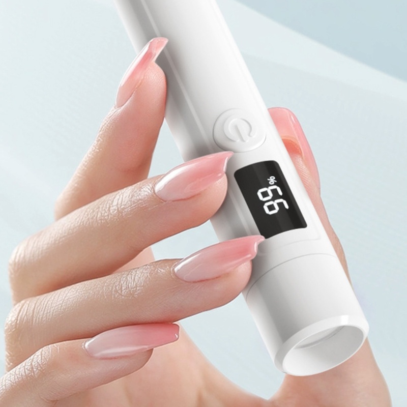 Richh Đèn led uv Sấy Khô Móng Tay 3w Nhanh Khô Chống Trượt Kèm Sạc usb Tiện Dụng