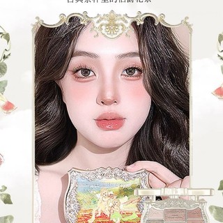 CHEERFLOR Bảng Phấn Mắt Nhiều Màu Đa Năng Có Độ Bóng Cao Ánh Ngọc Trai
