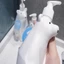 MONOSTYLE Sữa Tắm Lotion Pha Chế Chai, Trang Trí Dung Tích Lớn Hình Gấu Dễ Thương Xà Phòng, Máy Bơm Báo Chí Nhà Bếp Bằng Nhựa Trắng 450ml