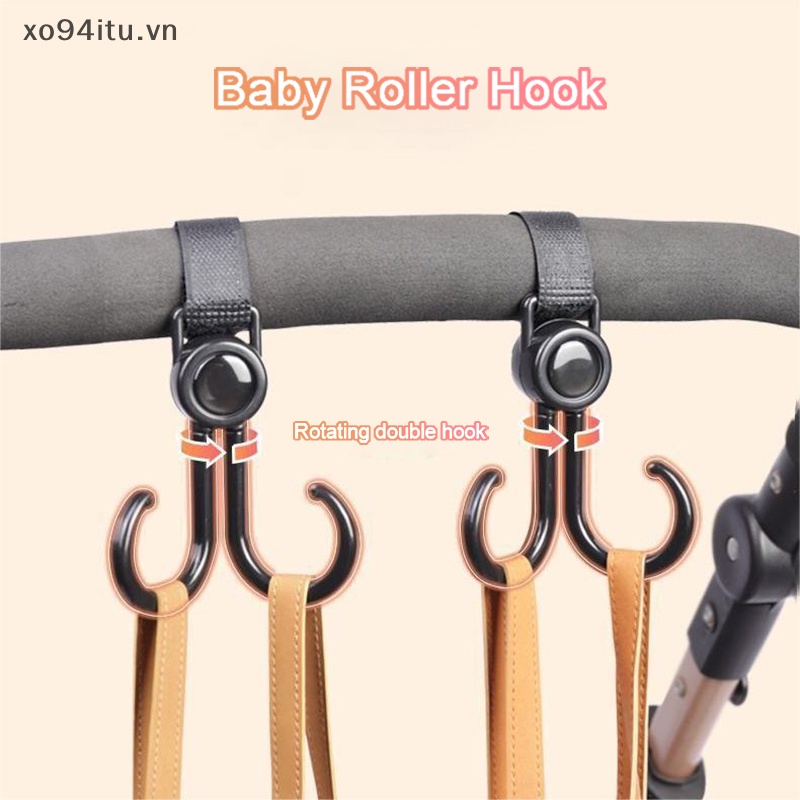 Xoitu 1 / 2 Móc Đôi Gắn Xe Đạp / Xe Máy / Xe Đạp Điện Xoay Được vn