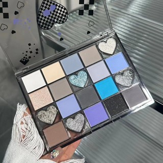 BIYA Bảng Phấn Mắt Mờ Ngọc Trai Lấp Lánh Sequin Màu Đất Nhiều Màu Khói Má Hồng Phấn Mắt