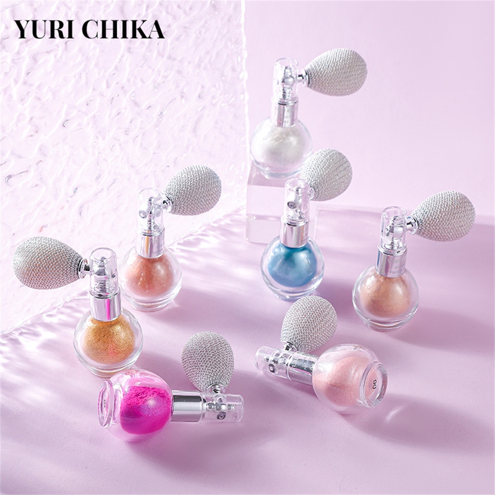 Ảnh 7 Màu Yuri Chika Làm Nổi Bật Cơ Thể Lắc Chân Nữ Cao Cấp Sáng Mặt Đường Viền Làm Sáng Cơ Thể Bronzer Lấp  Nh Trang Điểm Mỹ   * KÍNH 3