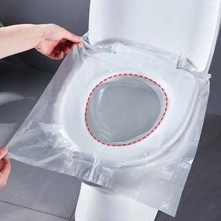 Set 50 chiếc -Miếng Lót Bệt Vệ Sinh Tự Phân Huỷ - Nhỏ Gọn, Tiện Lợi, Vô Trùng, Sạch Sẽ, Không Thấm Nước - Gia Dụng Alulu