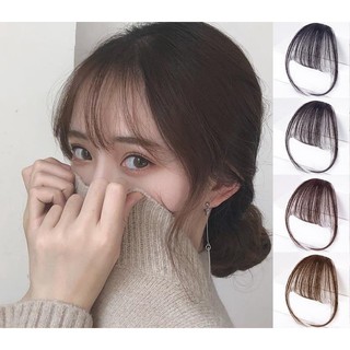 Mái Thưa Giả Bằng Tóc Thật 100% Hàng Dệt Tay, Tóc Mái Giả Phong Cách Hàn Quốc HaminStore
