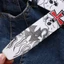 JUNYUE88US Dây da PU Phù hợp với mọi phong cách đơn giản Vintage Skull Skeleton Pattern Y2K Pin Buckle Punk Style Jeans Belt dành cho nữ Phụ kiện thắt lưng thông thường