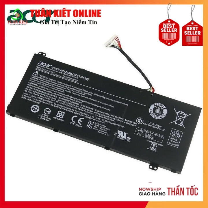 PIN ZIN PIN Laptop Acer Spin 3 SP314 - AC17A8M - Laptop Acer Spin SP314