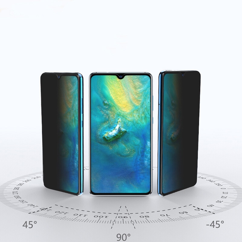 Kính Cường Lực Cong 2.5d Chống Nhìn Trộm Cho huawei mate 20 x mate20 mate 20x 30 lite huawei p40 lite e