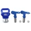 ORDOBOX 3 Miếng Phun Sơn Không Khí Đầu Phun, Đầu Phun Bằng Thép Không Gỉ Xanh, Tranh Thay Thế Không Khí Phun Sơn Đầu Phun