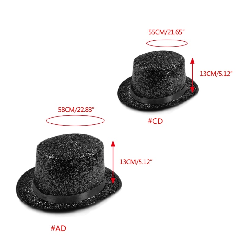 HIk Blingbling Fedora Long Lanh Pháp Sư Mũ Victoria Tuổi Nam Nữ Đạo Cụ Ảnh
