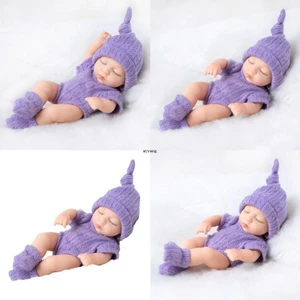 ✿ Búp Bê Em Bé Sơ Sinh Bằng Silicon Mềm Chống Nước 7inch