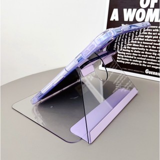 Ốp Lưng Cứng Acrylic Pha Lê Đá Cho iPad Air 11 2025 M3 11th Air7 Gen 2025 A16 Air 6th 5 4 10.9 10th 10.9 Pro 11 10.2 9th 8th 7th Xoay Đứng Có Khe Cắm Bút